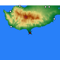 Nächste Vorhersageorte - Limassol - Karte
