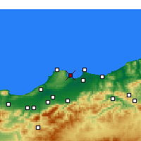 Nächste Vorhersageorte - Alger-port - Karte