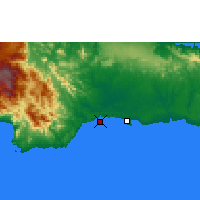 Nearby Forecast Locations - Санто-Доминго - карта