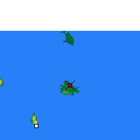 Nächste Vorhersageorte - Antigua - Karte